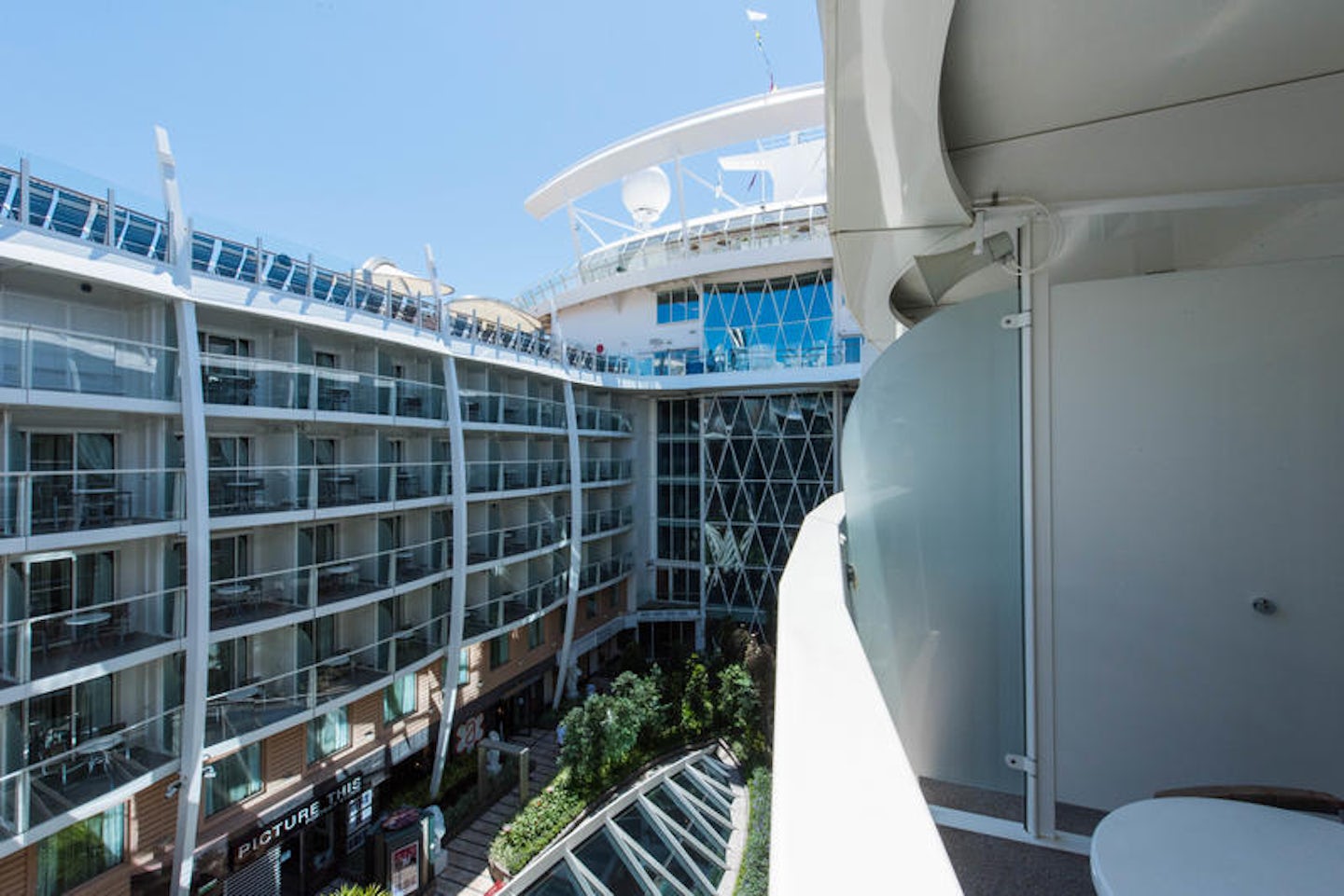 The Central Park View Cabin with Balcony on Oasis of the Seas