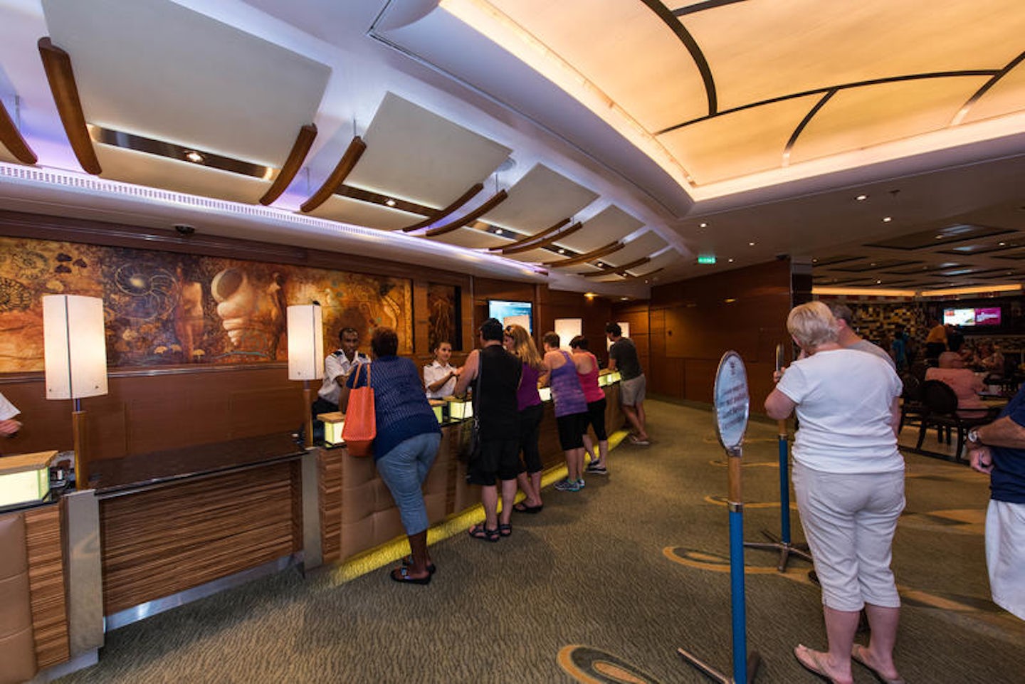 Guest Services Desk on Oasis of the Seas