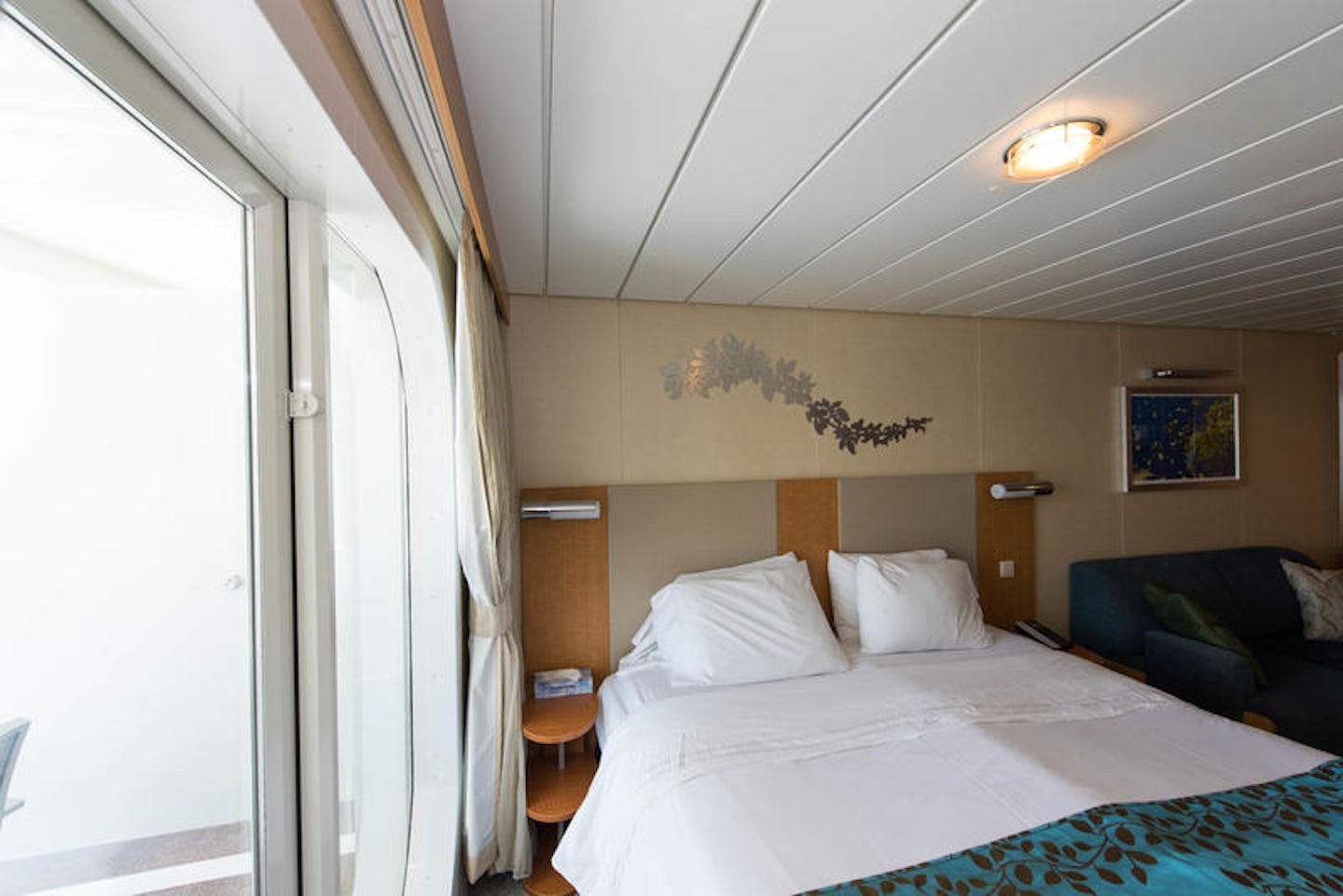 The Superior Oceanview Cabin with Balcony on Oasis of the Seas