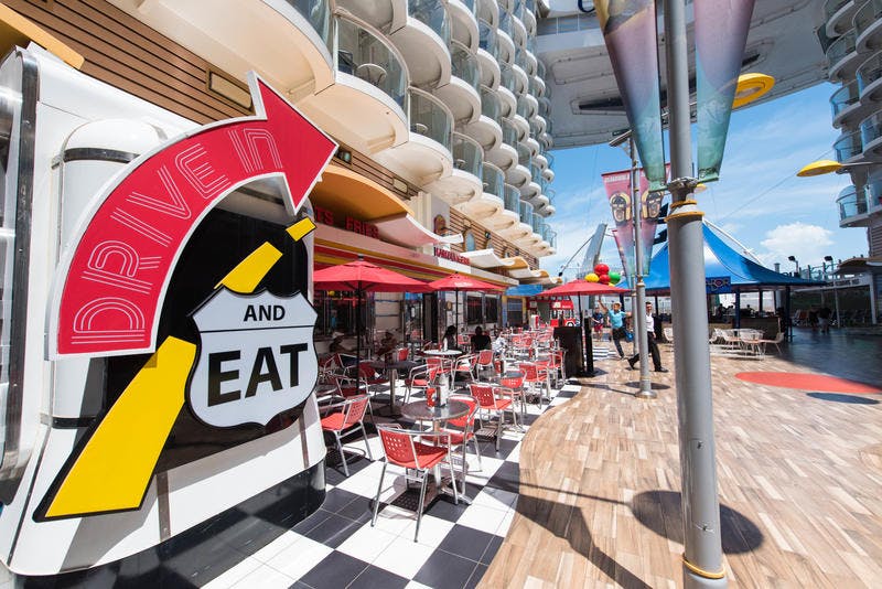 Johnny Rockets on Royal Caribbean Oasis of the Seas Cruise Ship