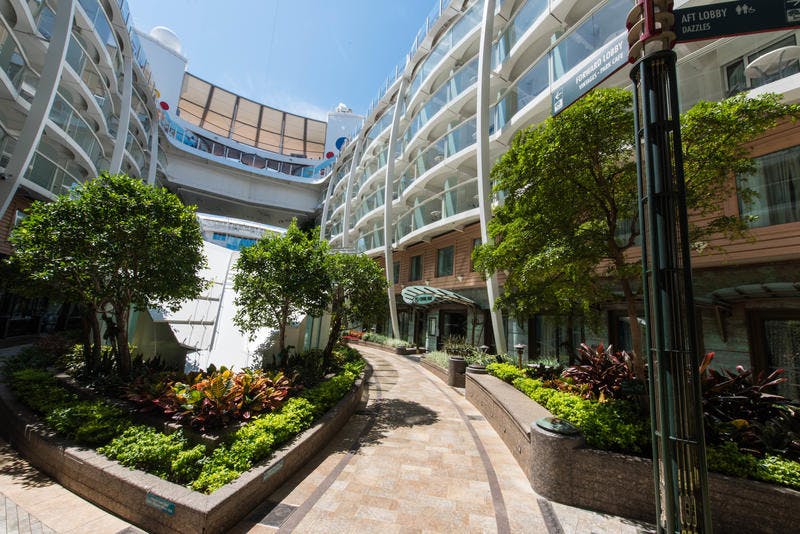 Central Park on Royal Caribbean Oasis of the Seas Cruise Ship - Cruise