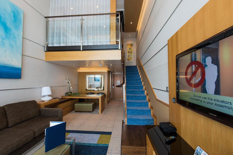 Crown Loft Suite with Balcony on Royal Caribbean Oasis of the Seas