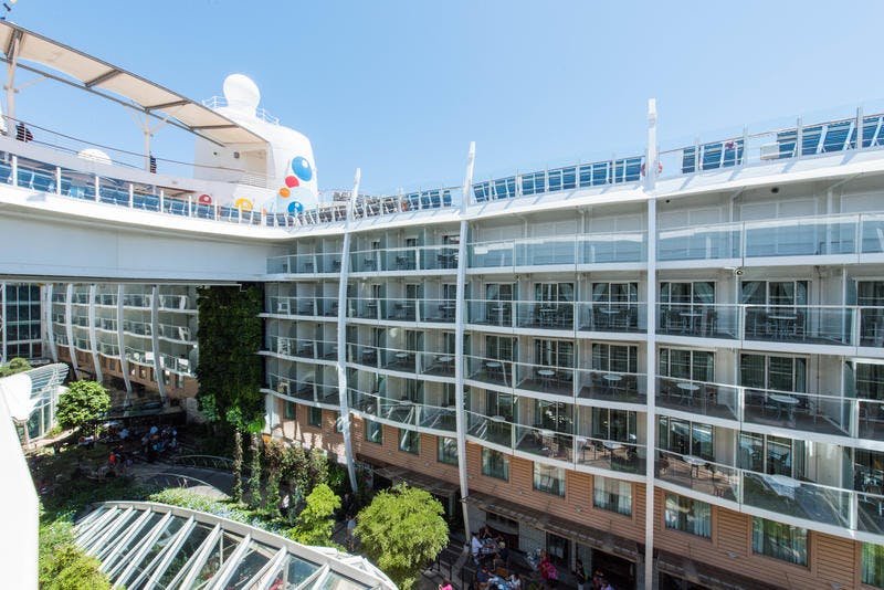 Central Park View Cabin with Balcony on Royal Caribbean Oasis of the Seas