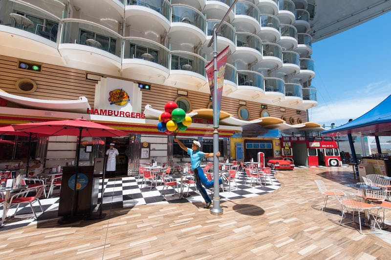 Johnny Rockets on Royal Caribbean Oasis of the Seas Cruise Ship