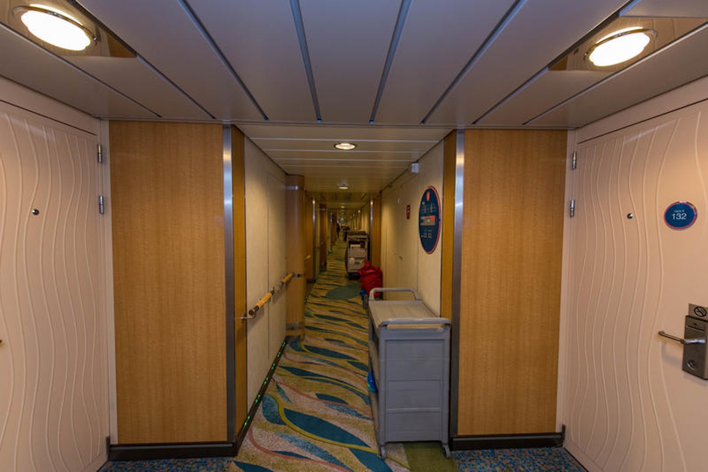 Hallways on Oasis of the Seas