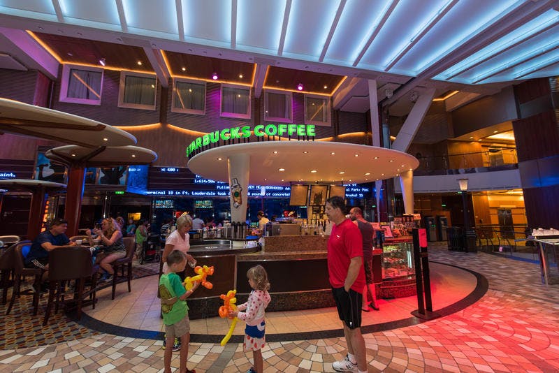 Starbucks on Royal Caribbean Oasis of the Seas Cruise Ship Cruise Critic