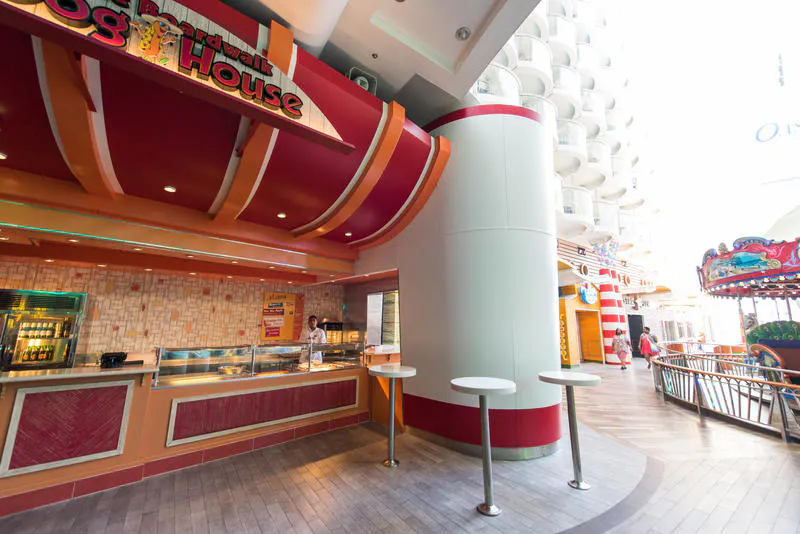 Boardwalk Dog House on Royal Caribbean Oasis of the Seas Cruise Ship