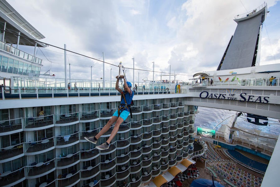 cruise ships with zip lines