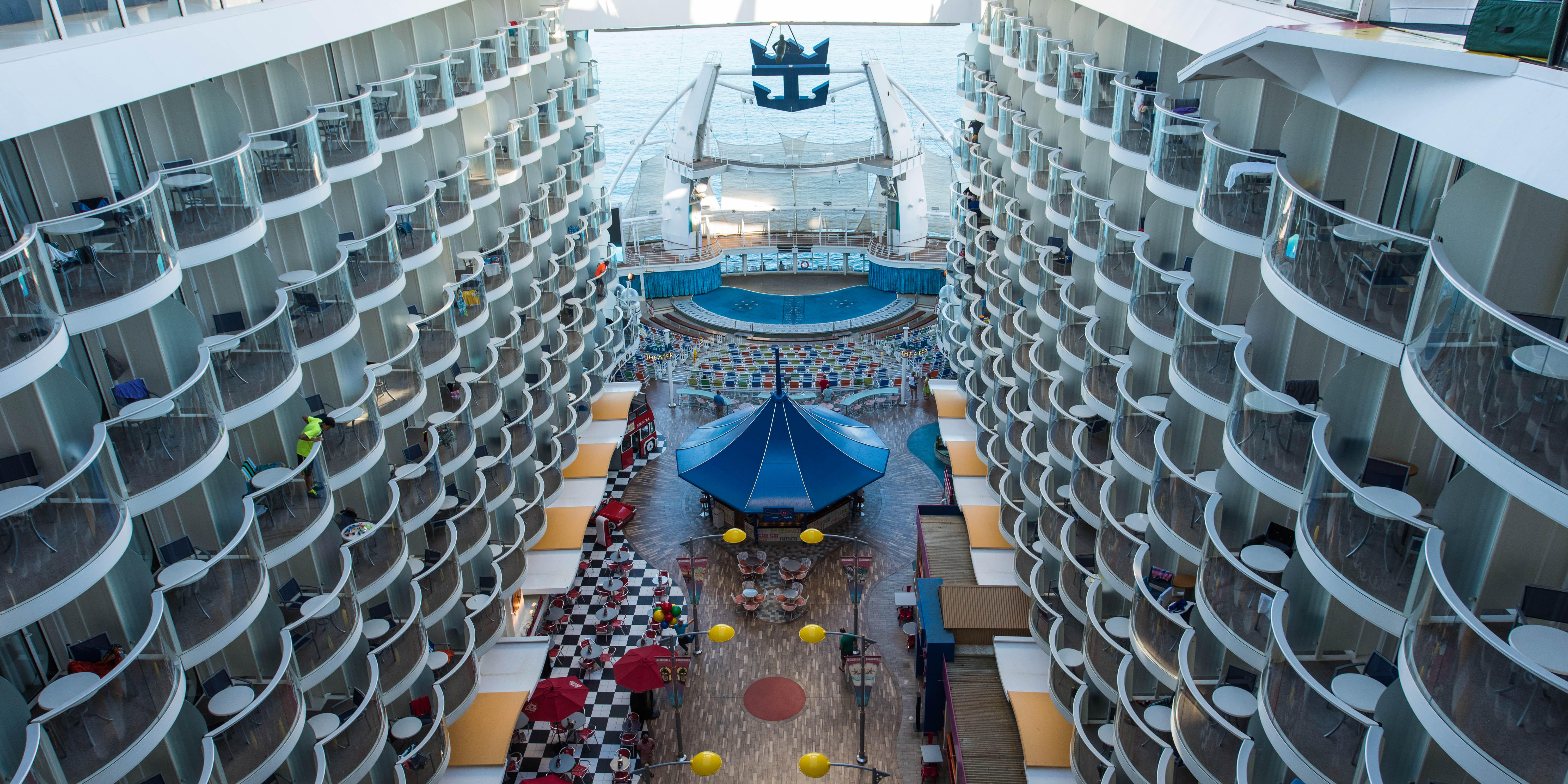 cruise ship balcony view