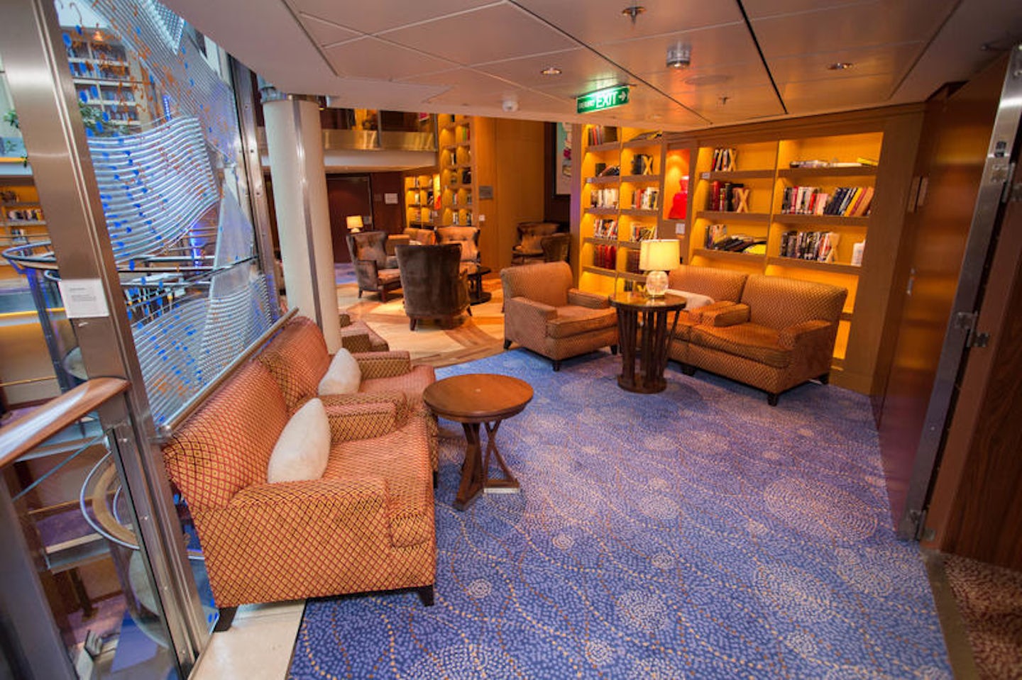 Library on Celebrity Solstice