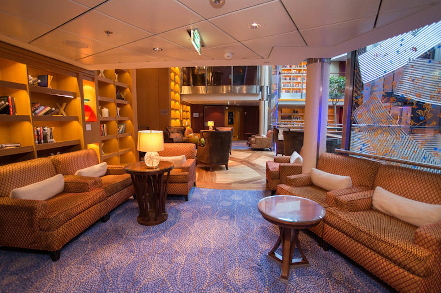 Library on Celebrity Solstice