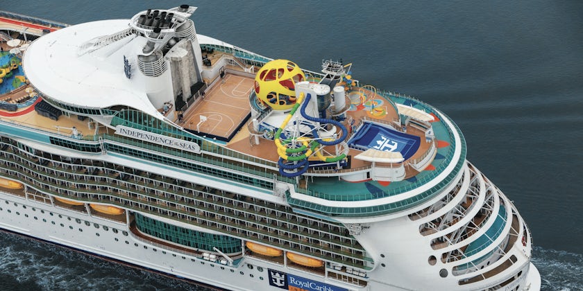Sky Pad Virtual Reality Trampoline on Royal Caribbean's Independence of the Seas (Photo: Royal Caribbean)