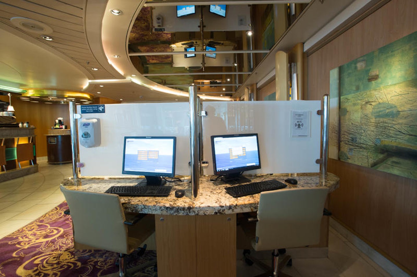 Internet Cafe on Enchantment of the Seas