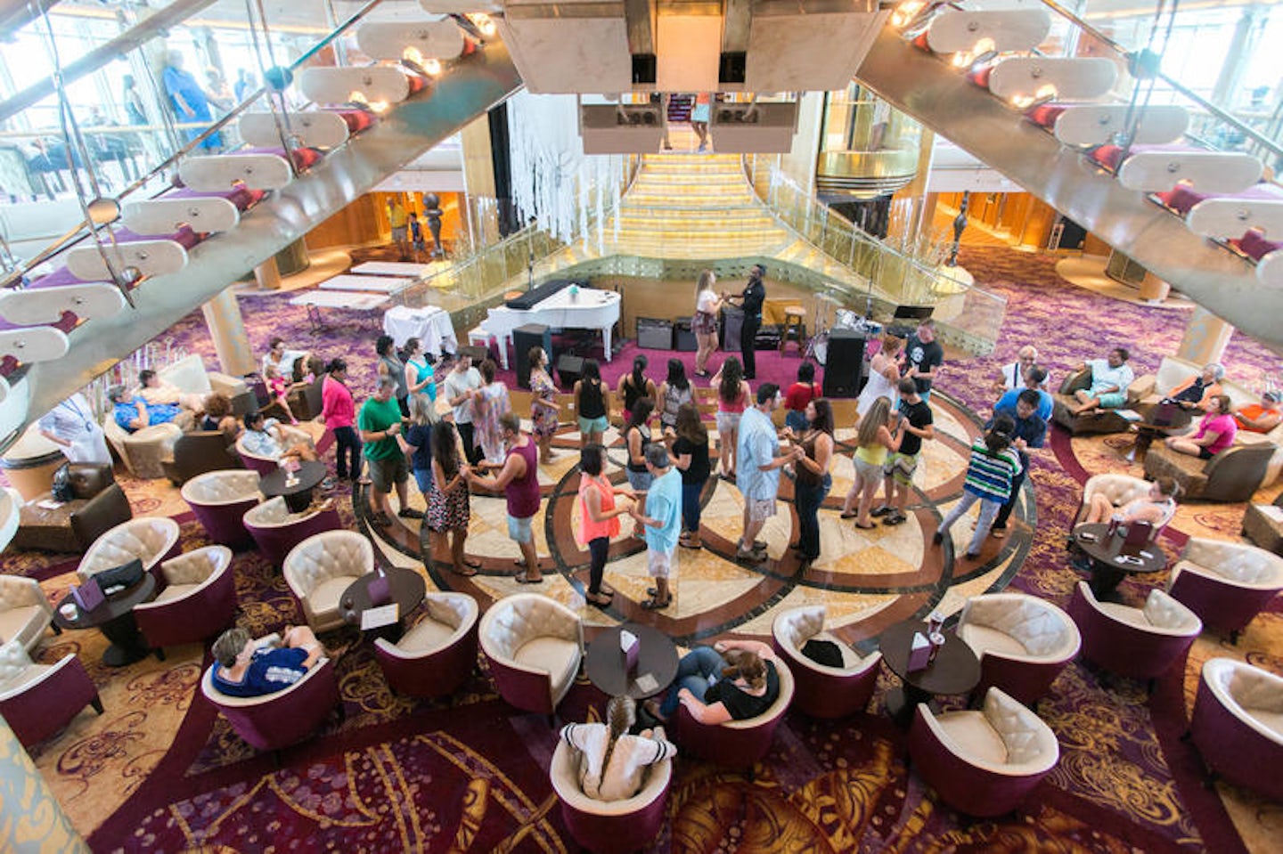 Salsa Dance Class with Magic Marvin on Enchantment of the Seas