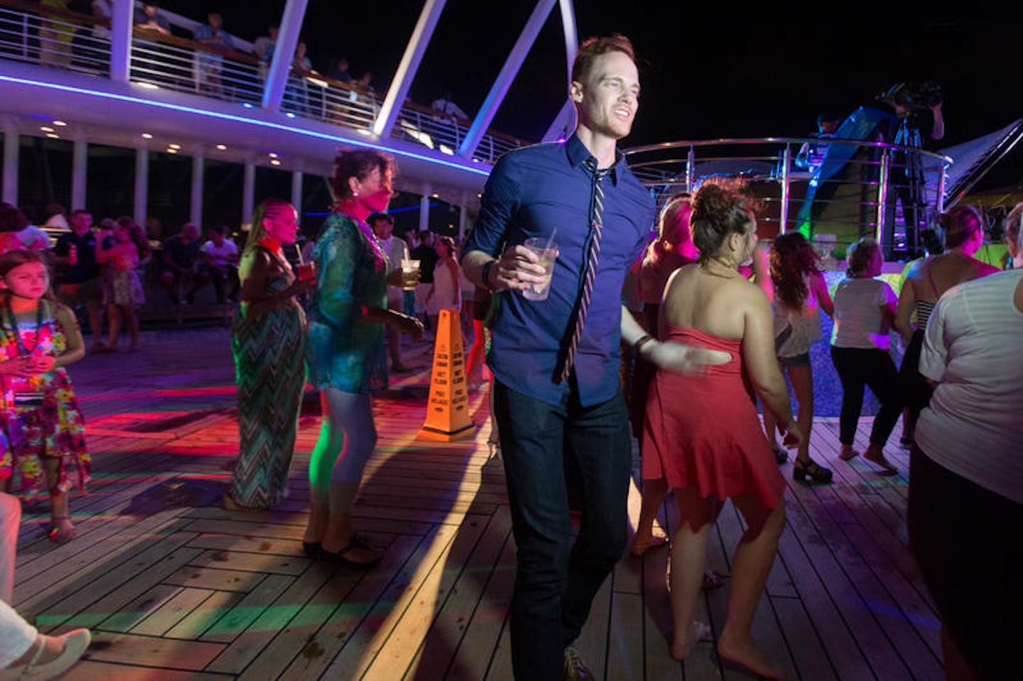 Dancing Under the Stars Poolside Party on Enchantment of the Seas