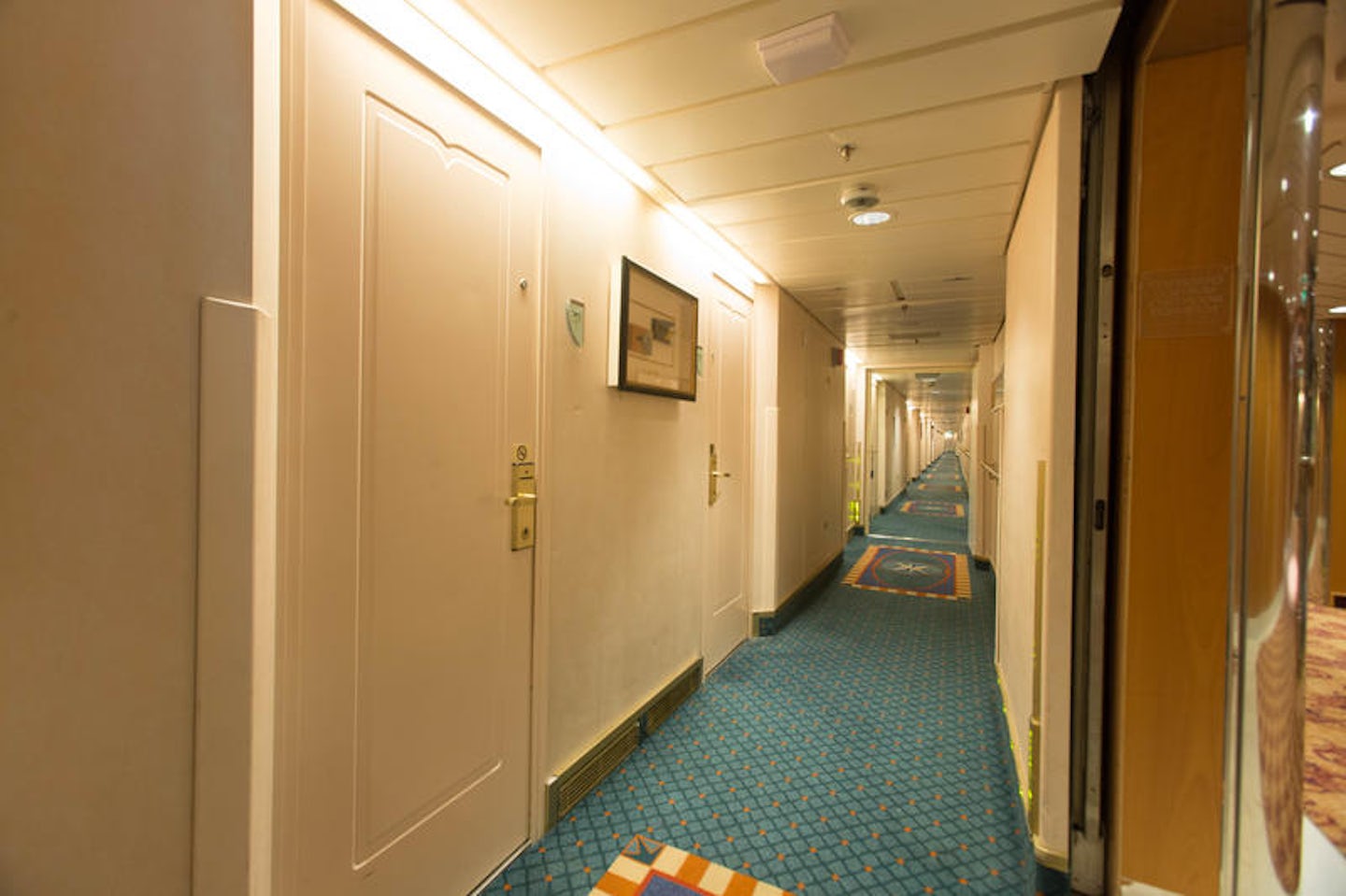 Hallways on Enchantment of the Seas