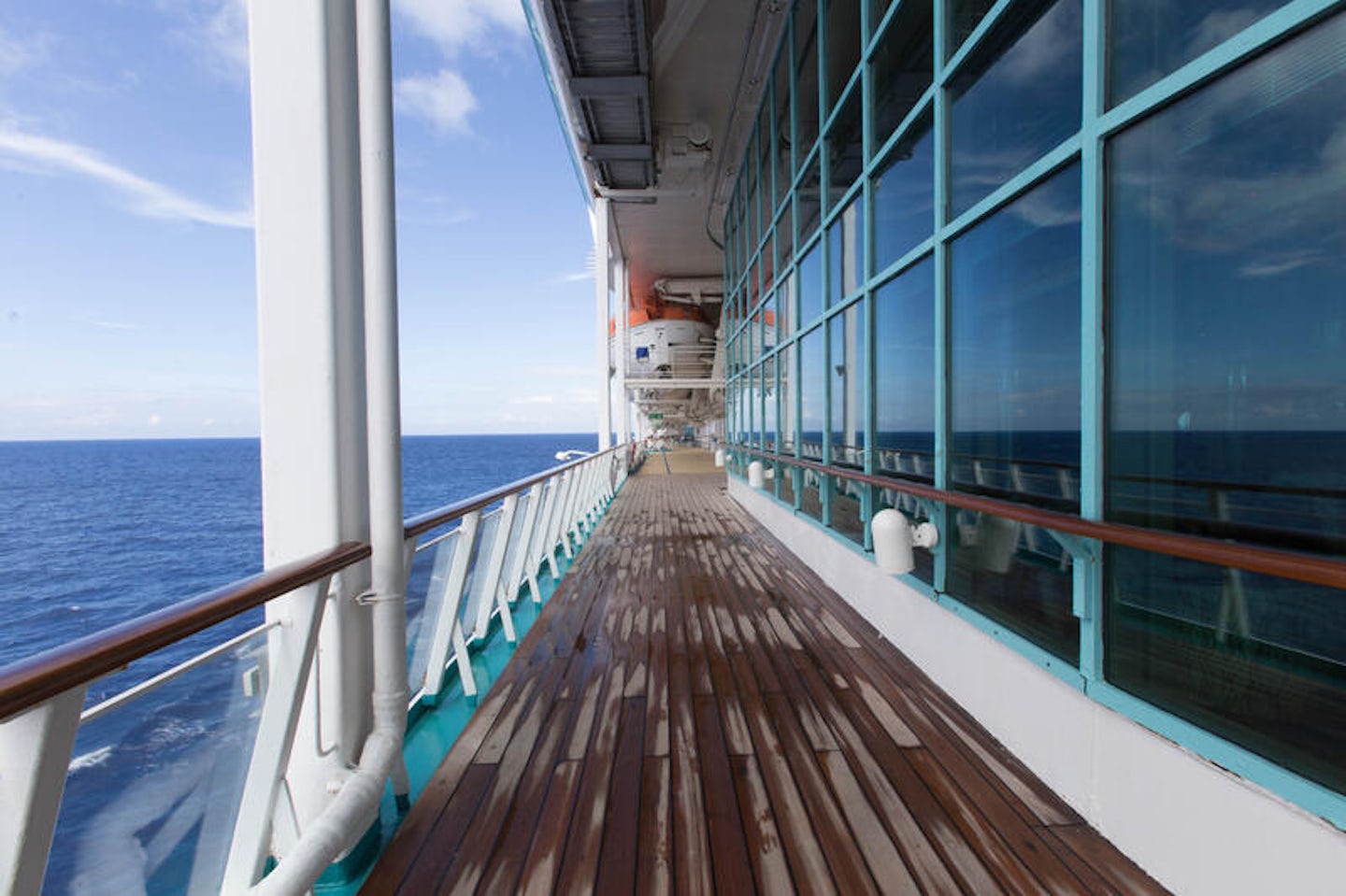 Promenade Deck on Enchantment of the Seas