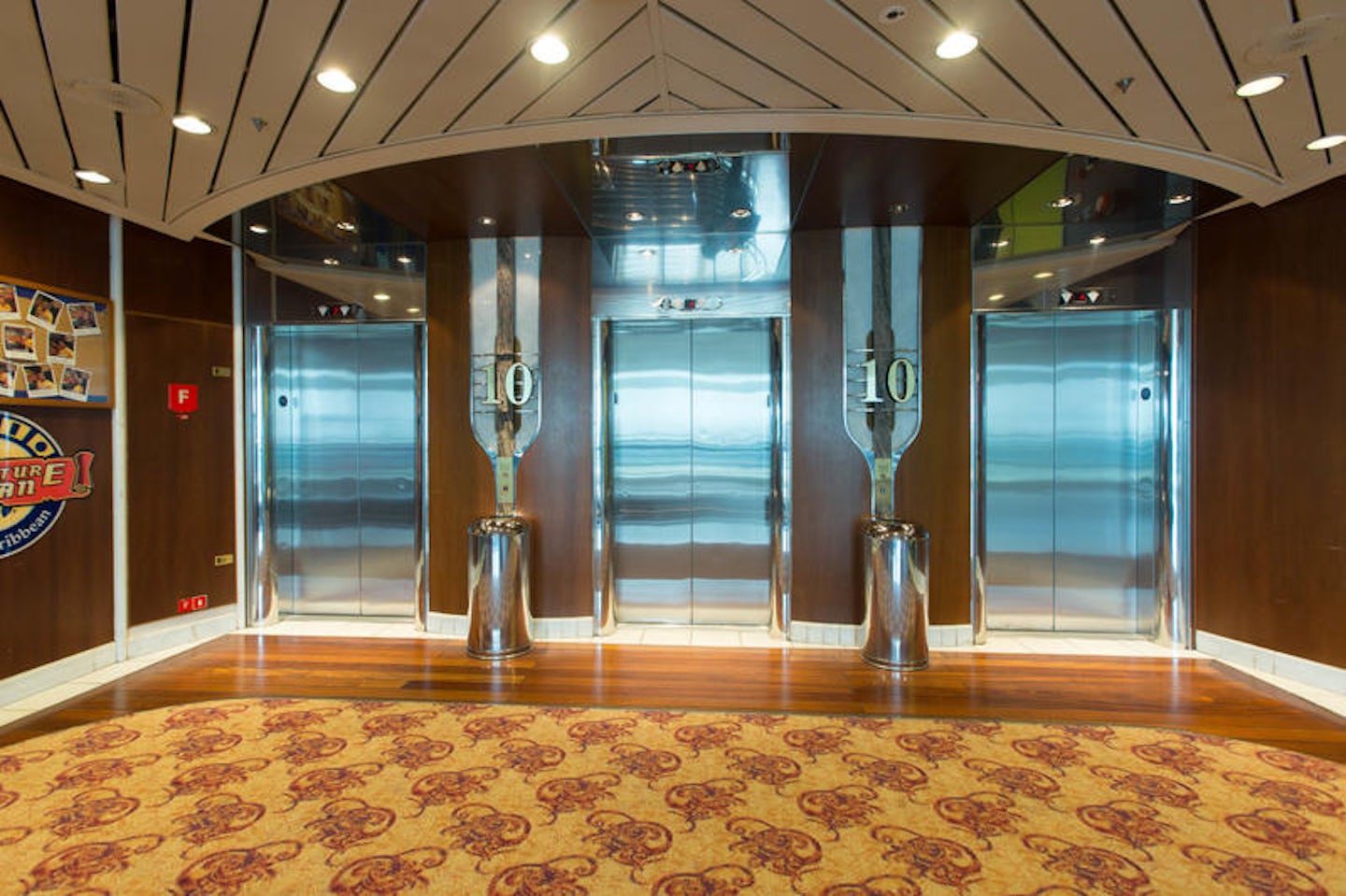 Elevators on Enchantment of the Seas
