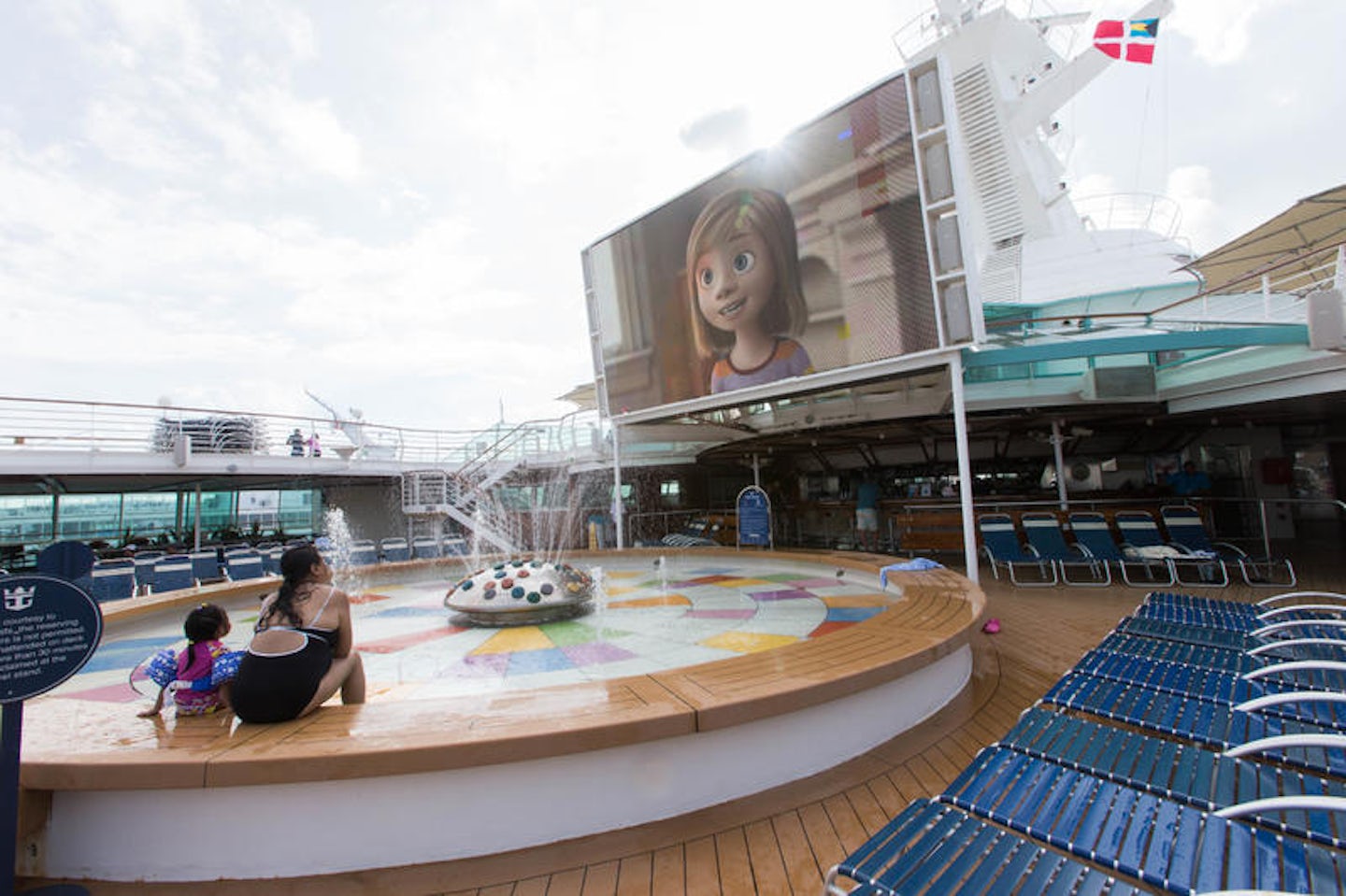 Outdoor Movie Screen on Enchantment of the Seas