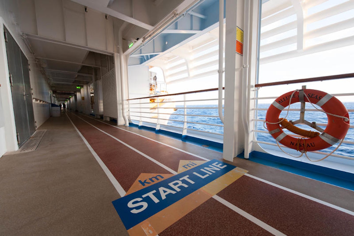 Jogging Track on Allure of the Seas