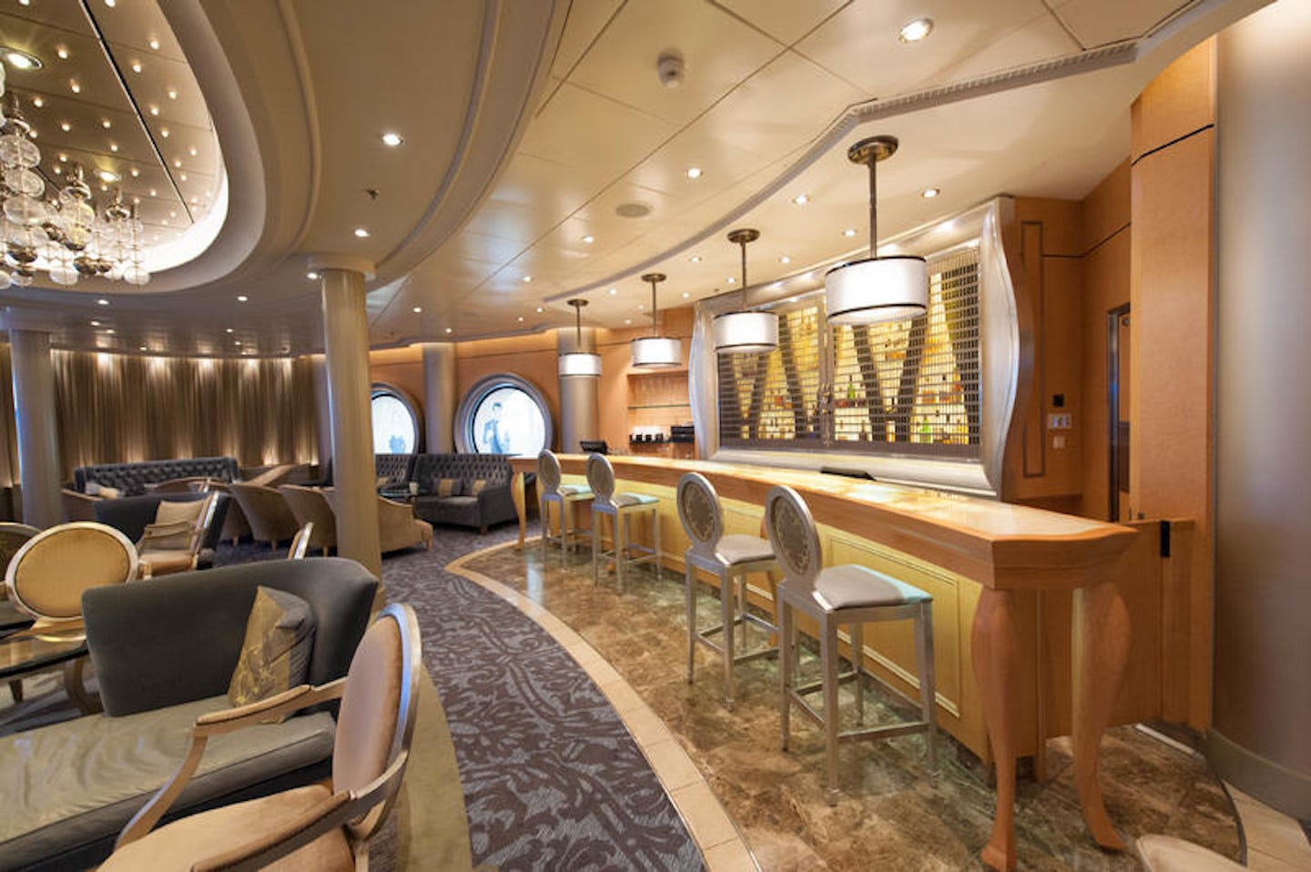 Champagne Bar on Allure of the Seas