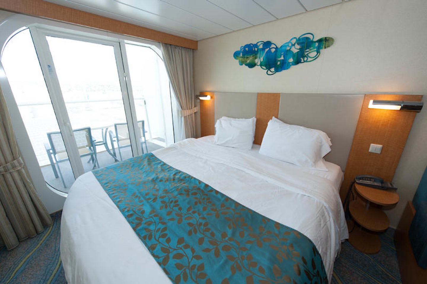 The Superior Ocean-View Cabin with Balcony on Allure of the Seas