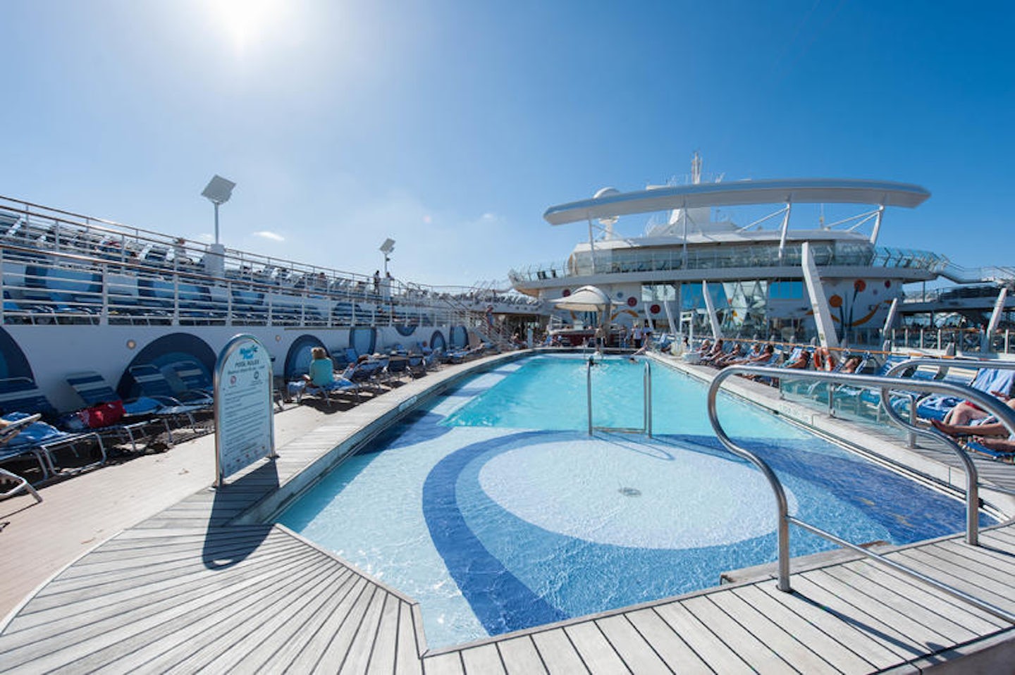 The Main Pool on Allure of the Seas