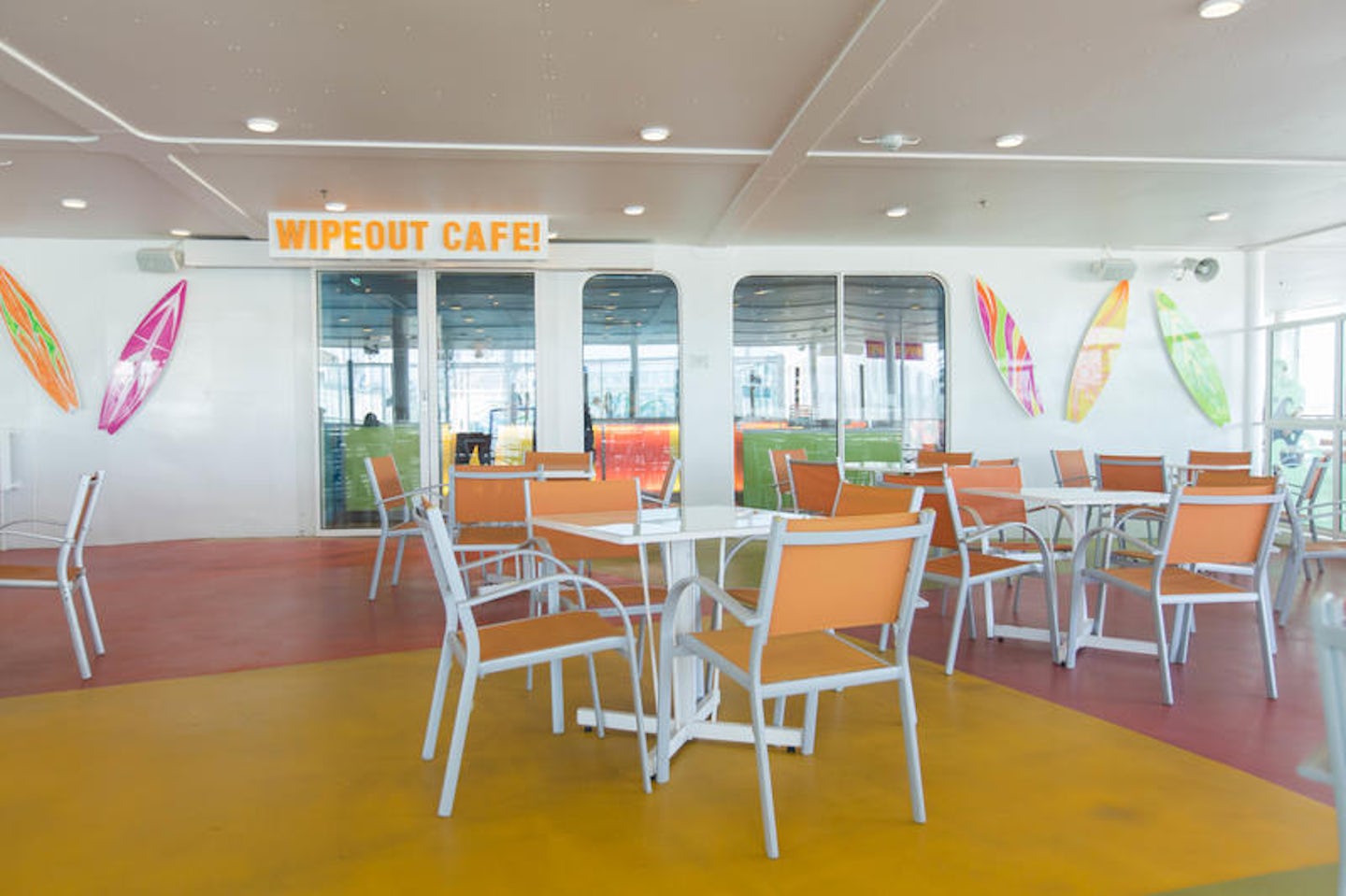 Wipeout Cafe on Allure of the Seas