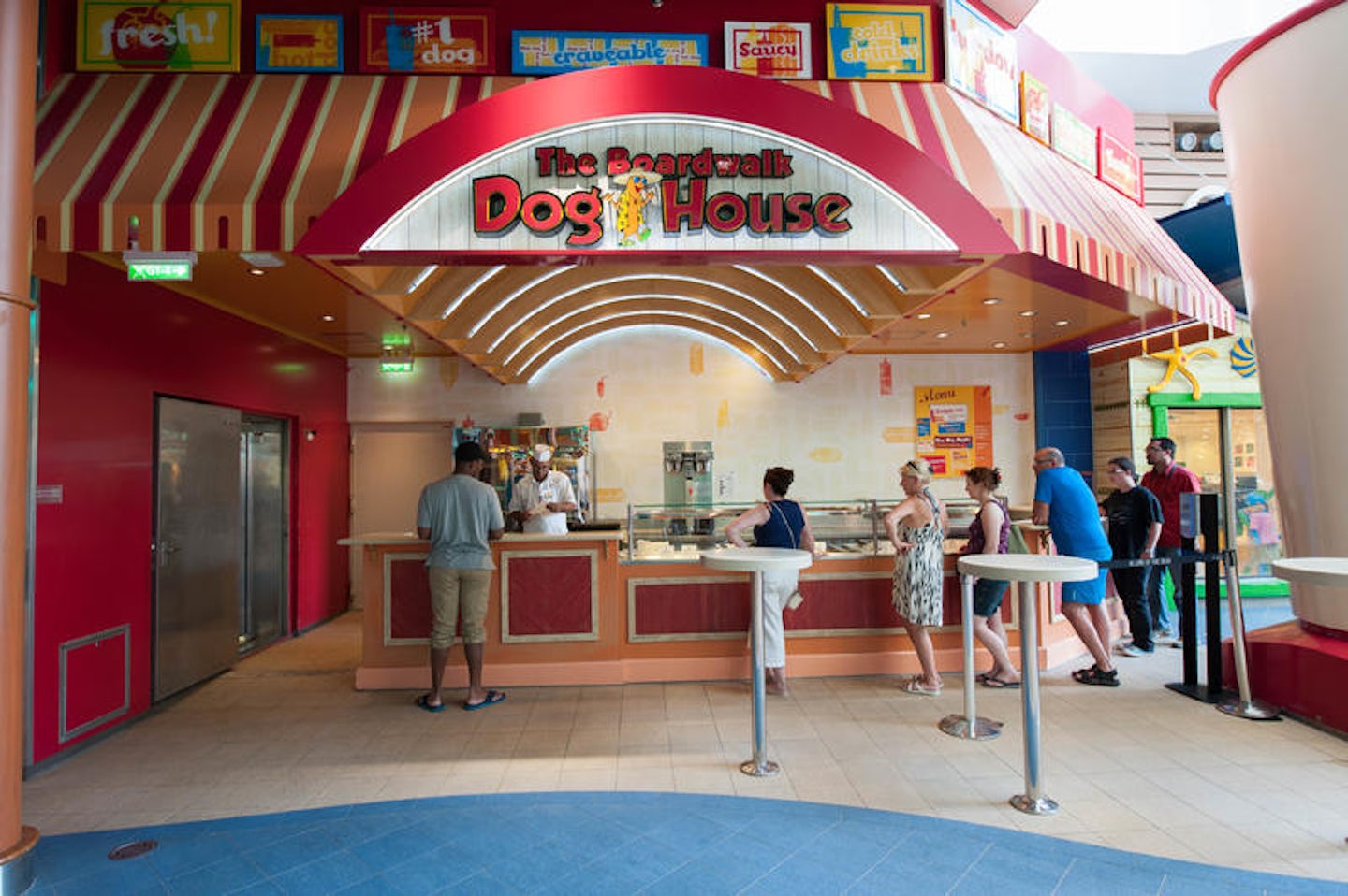 The Boardwalk Dog House on Allure of the Seas