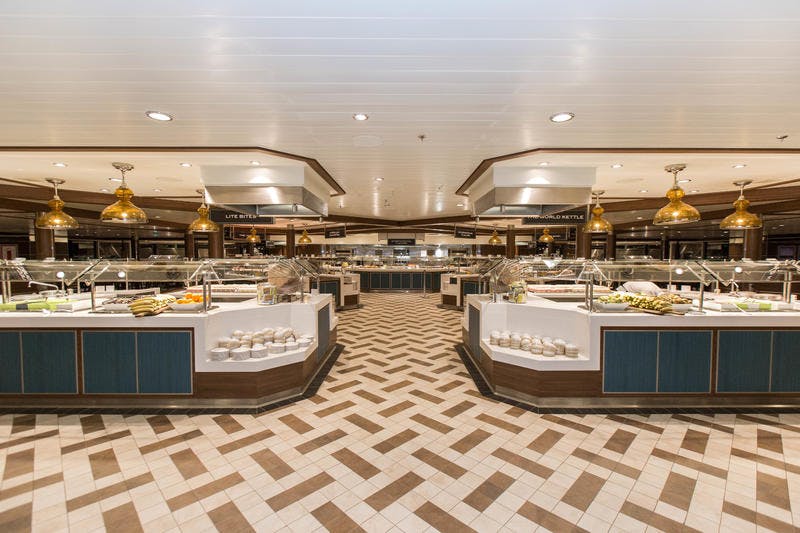 Windjammer Marketplace on Royal Caribbean Anthem of the Seas Ship