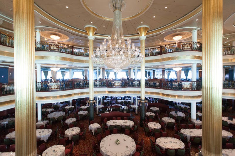 Main Dining Room on Royal Caribbean Independence of the Seas Ship