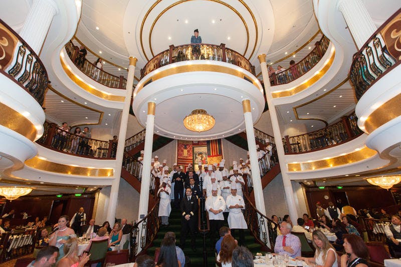 Main Dining Room on Royal Caribbean Independence of the Seas Ship