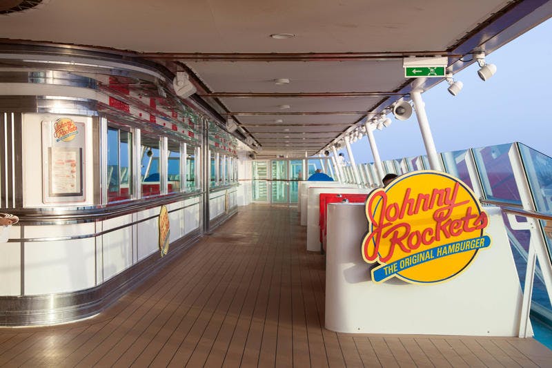 Johnny Rockets on Royal Caribbean Independence of the Seas Ship