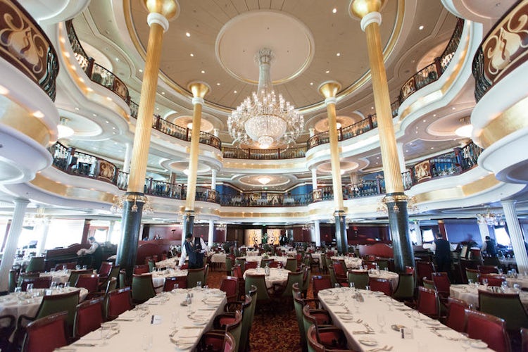 Main Dining Room on Royal Caribbean Independence of the Seas Ship