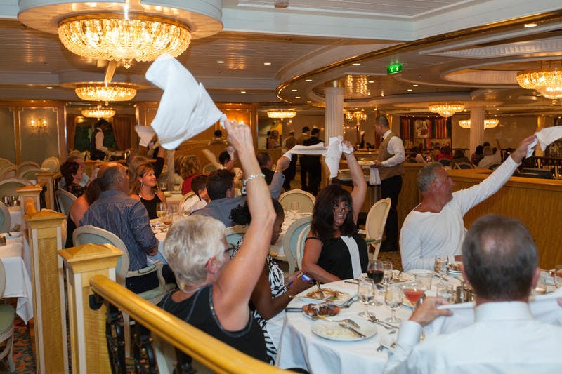 Main Dining Room on Royal Caribbean Independence of the Seas Ship