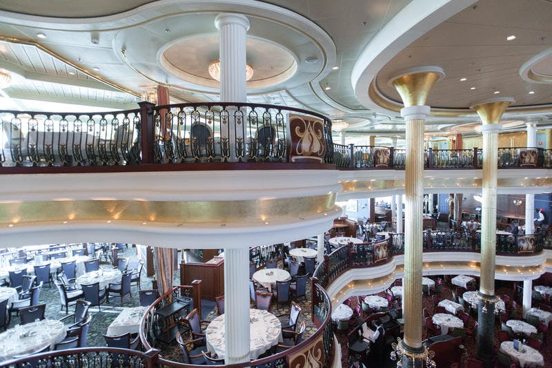 Main Dining Room on Royal Caribbean Independence of the Seas Ship