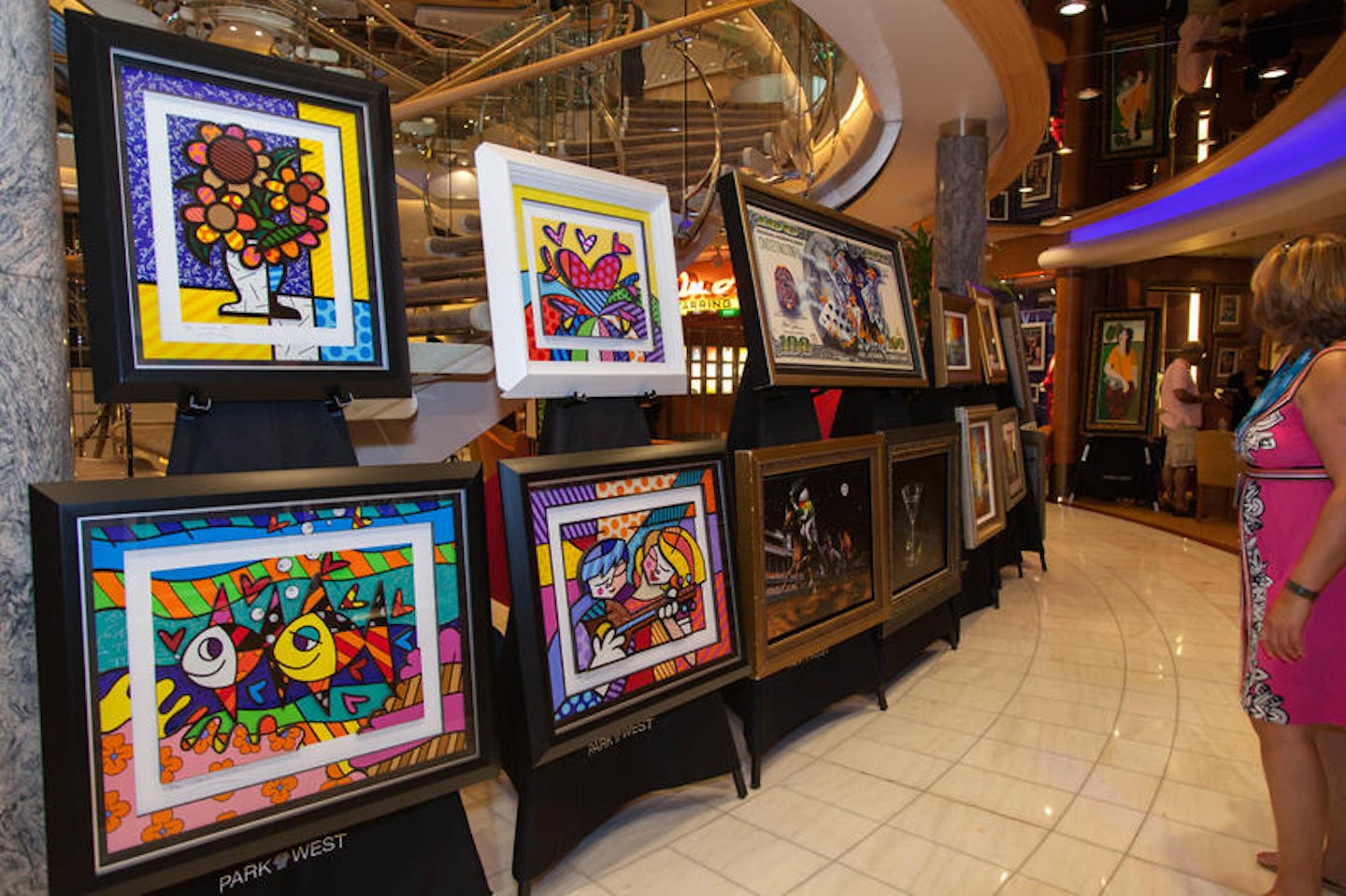 Art Gallery on Independence of the Seas