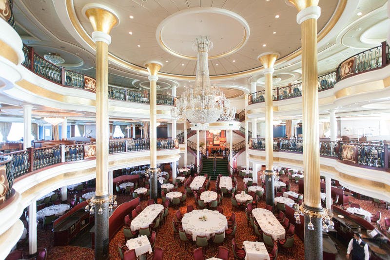 Main Dining Room on Royal Caribbean Independence of the Seas Ship