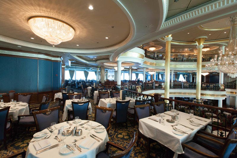 Main Dining Room on Royal Caribbean Independence of the Seas Ship