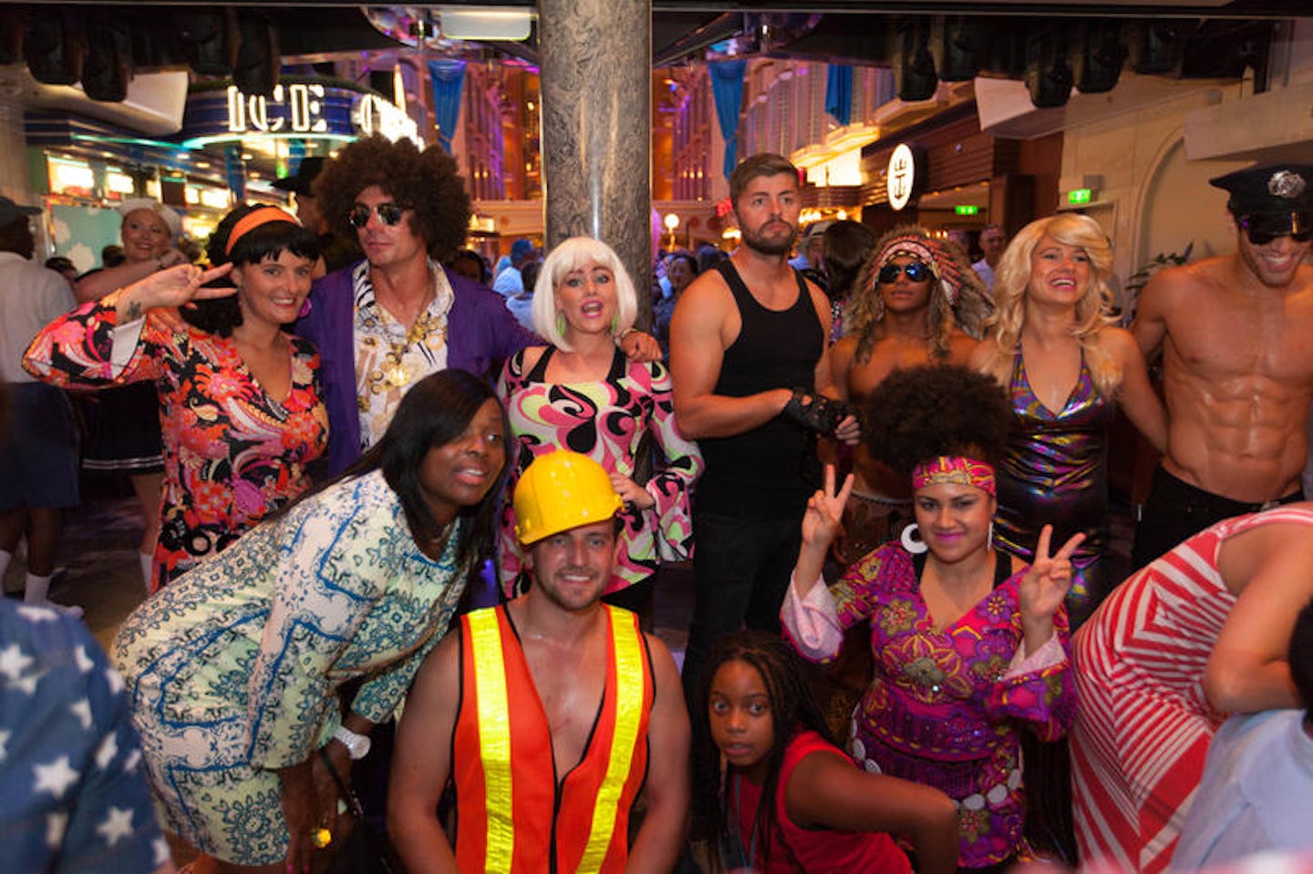 70s Dancing in the Street Disco Inferno Party on Independence of the Seas