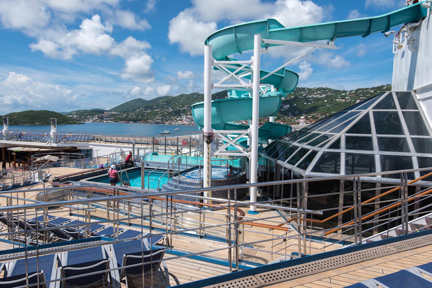 The Coney Island Pool on Carnival Liberty