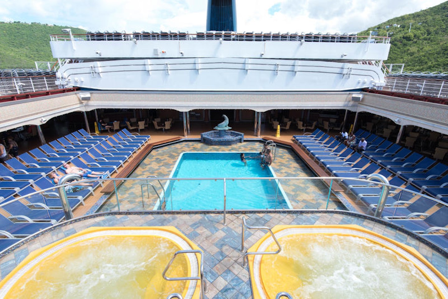 The Versailles Pool on Carnival Liberty
