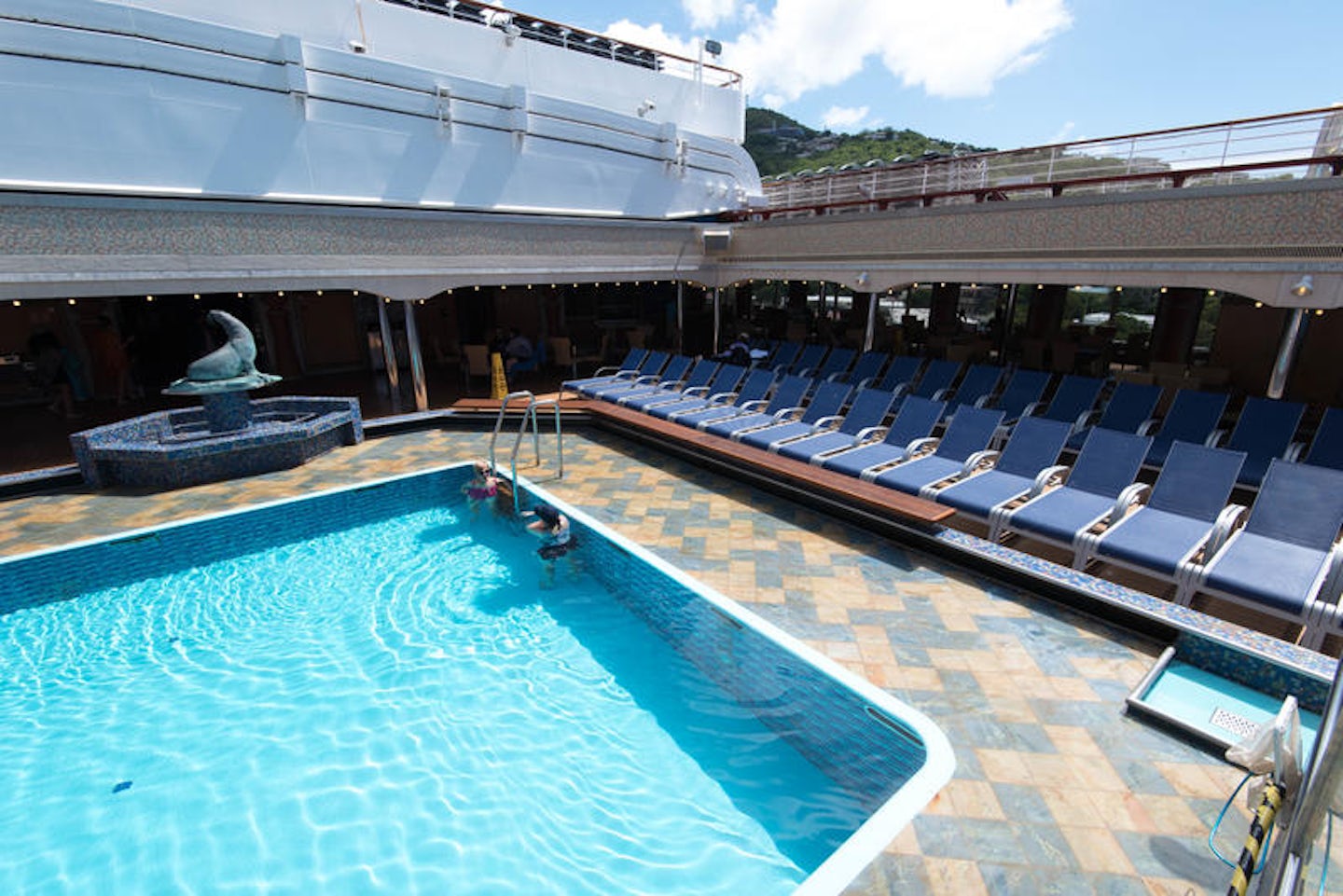 The Versailles Pool on Carnival Liberty