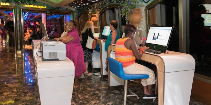 Internet Stations on Carnival Liberty