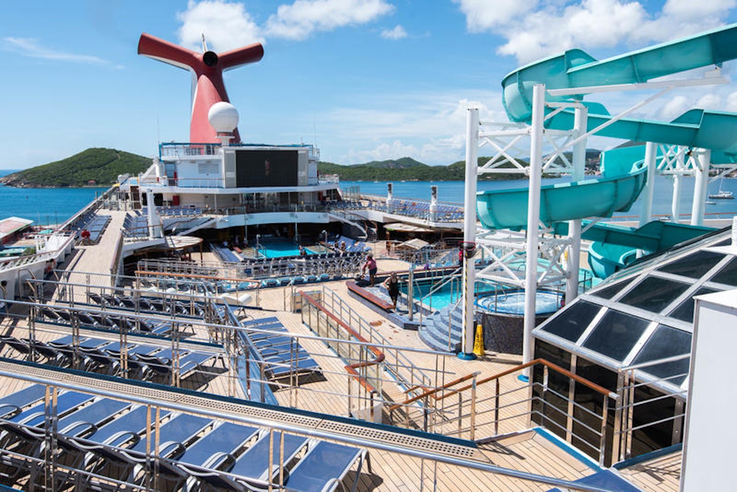 The Coney Island Pool on Carnival Liberty
