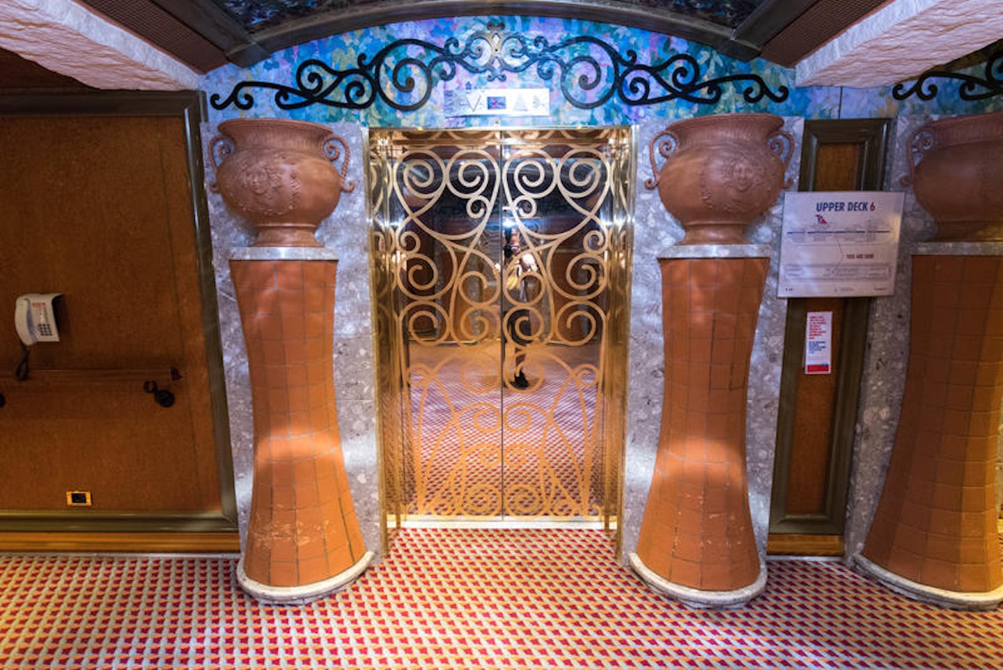 Elevators on Carnival Liberty