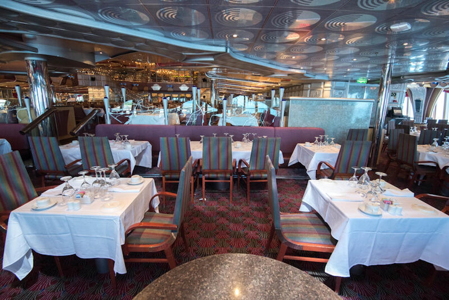 Silver Olympian Dining Room on Carnival Liberty