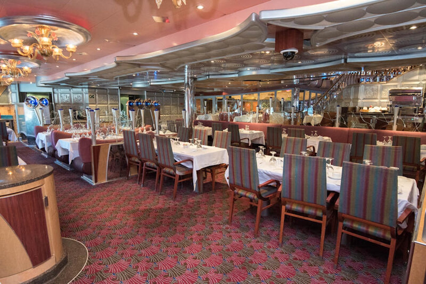 Silver Olympian Dining Room on Carnival Liberty