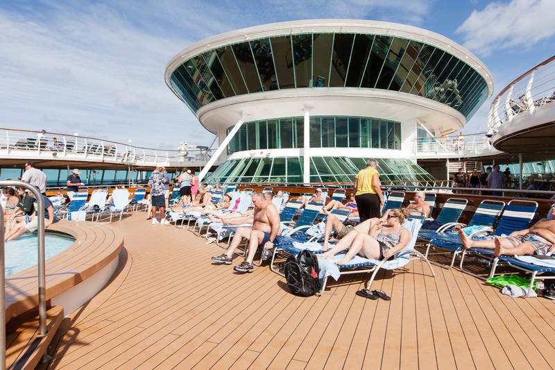 Main Pool on Royal Caribbean Grandeur of the Seas Cruise Ship Cruise