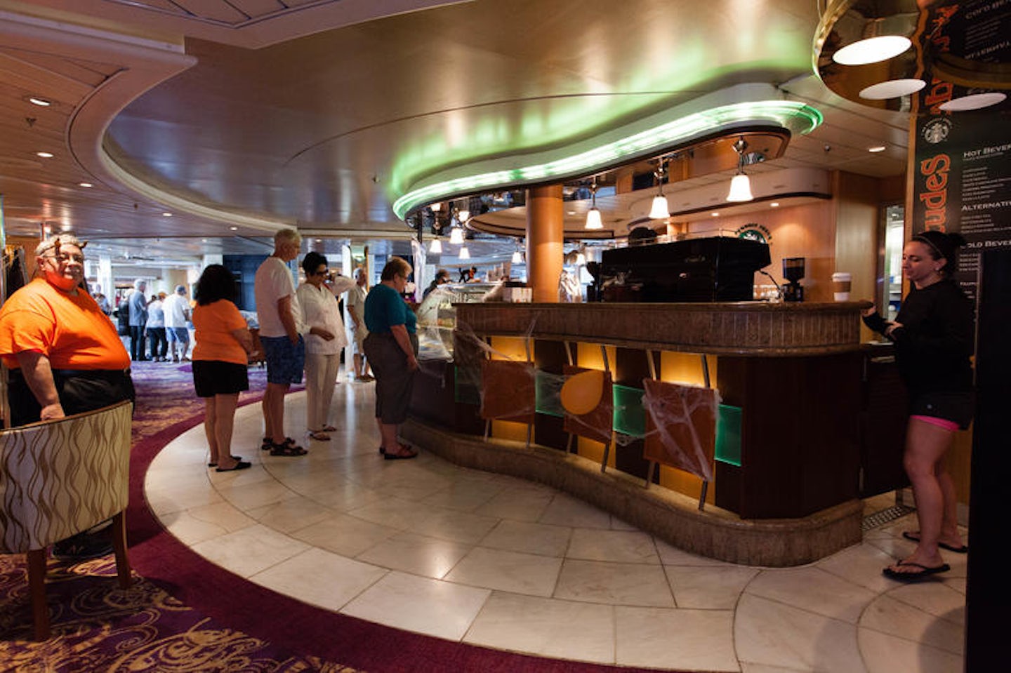 Cafe Latte-tudes on Grandeur of the Seas